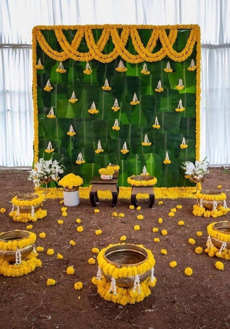 25+ Haldi Decor Ideas for South Indian Weddings