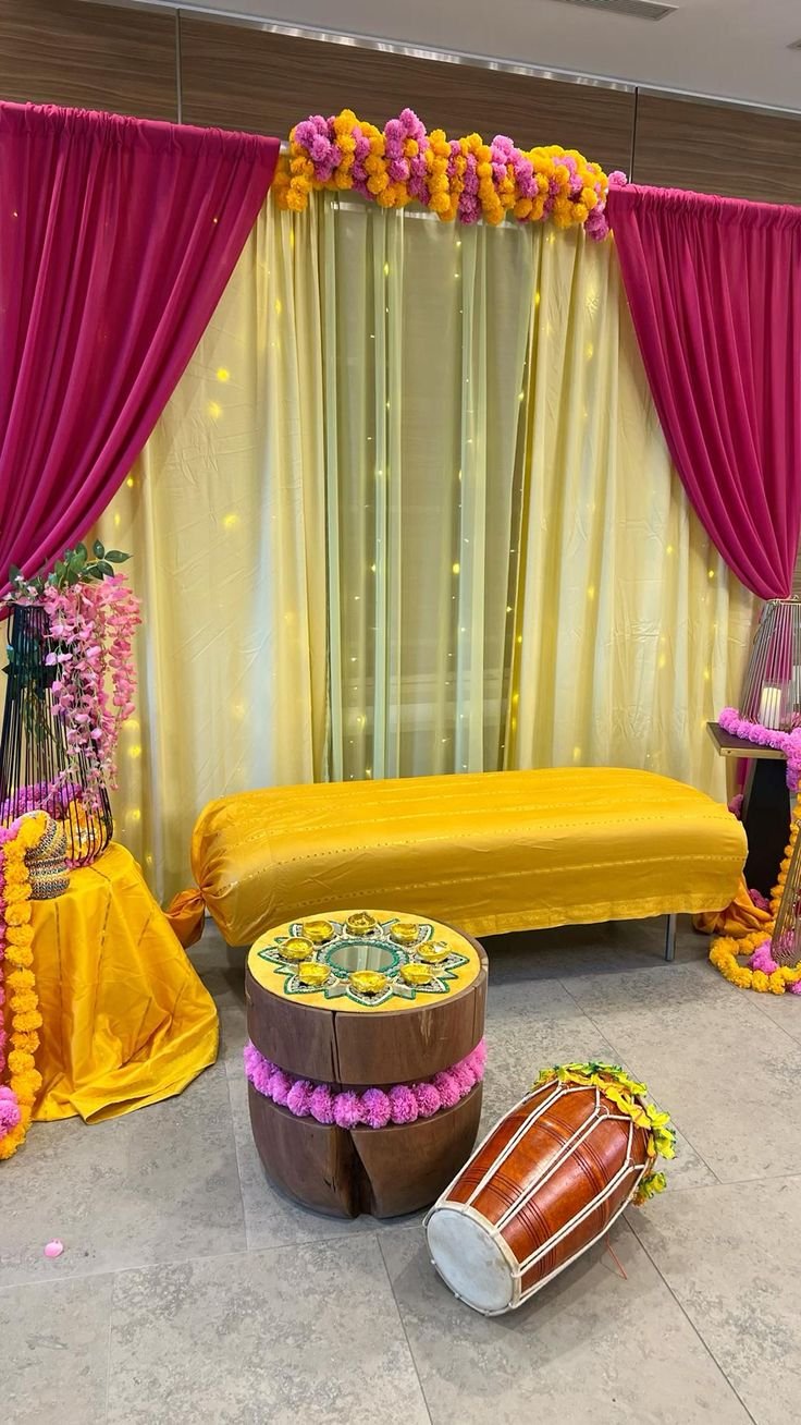 Indian wedding decor that’s simple, elegant and fresh! Book us for you next event!